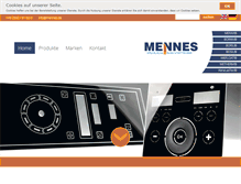Tablet Screenshot of mennes.de